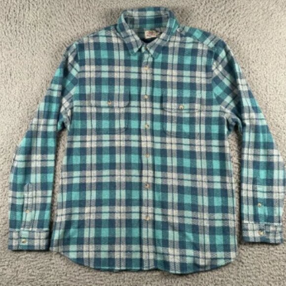 Faherty Legend Sweater Flannel Shirt Mens XL Multi Color Plaid Soft Viscose - Picture 1 of 10